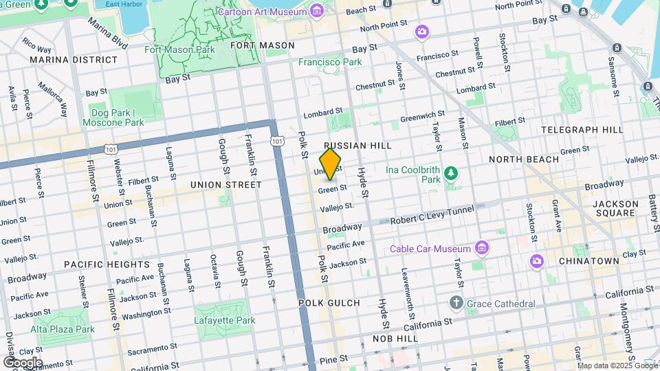 1320 Green St Map and Location Details