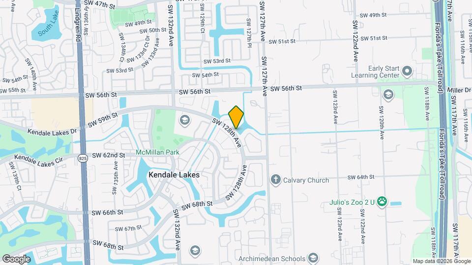 12785 SW 59th St Map and Location Details