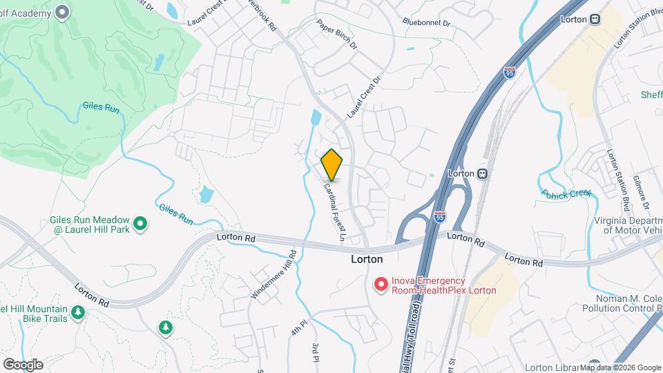 9259 Cardinal Forest Ln Map and Location Details