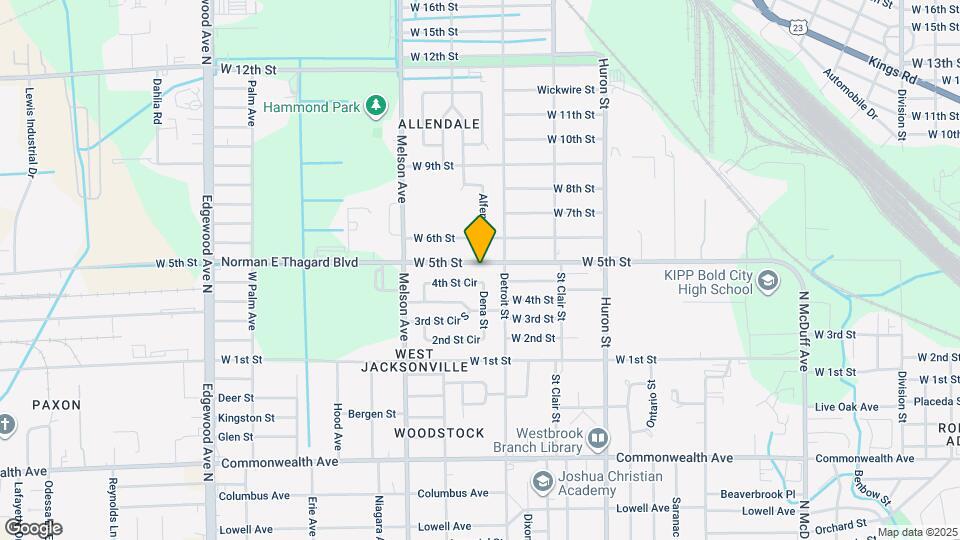 3032 W 5th St Map and Location Details