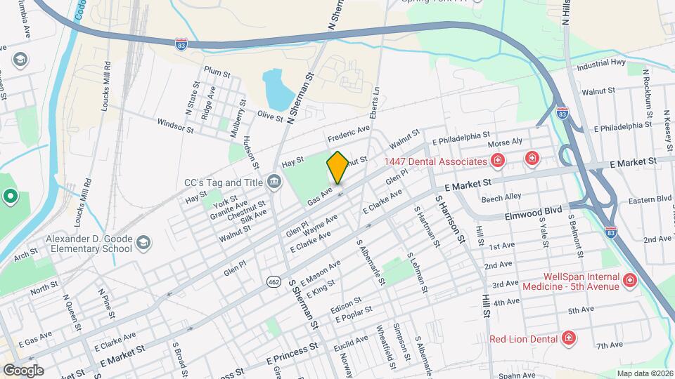 983 E Philadelphia St Map and Location Details