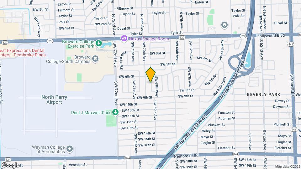 660 SW 69th Ter Map and Location Details