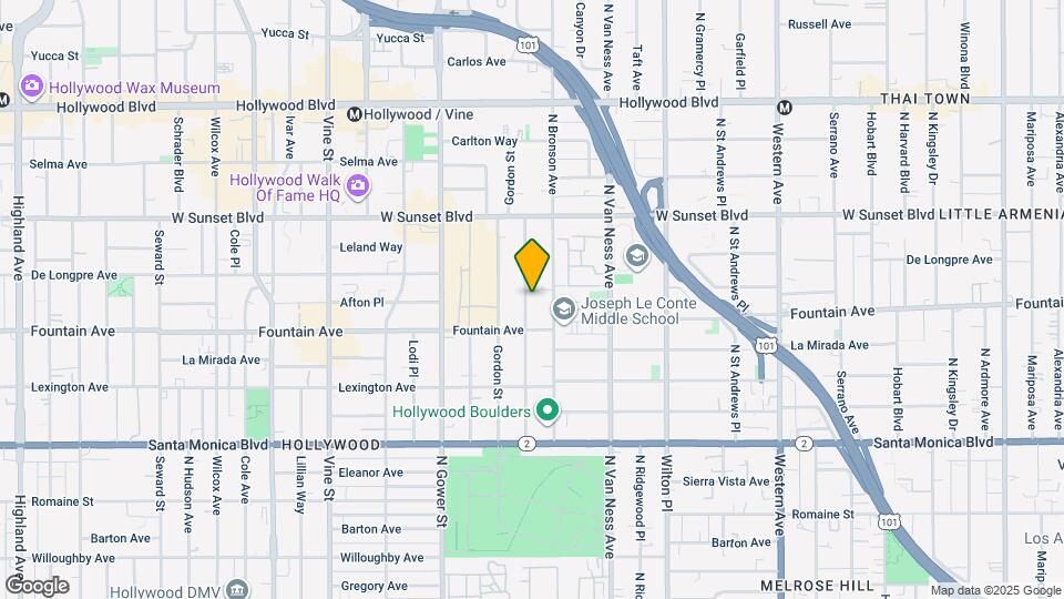 1332 Tamarind Ave Map and Location Details