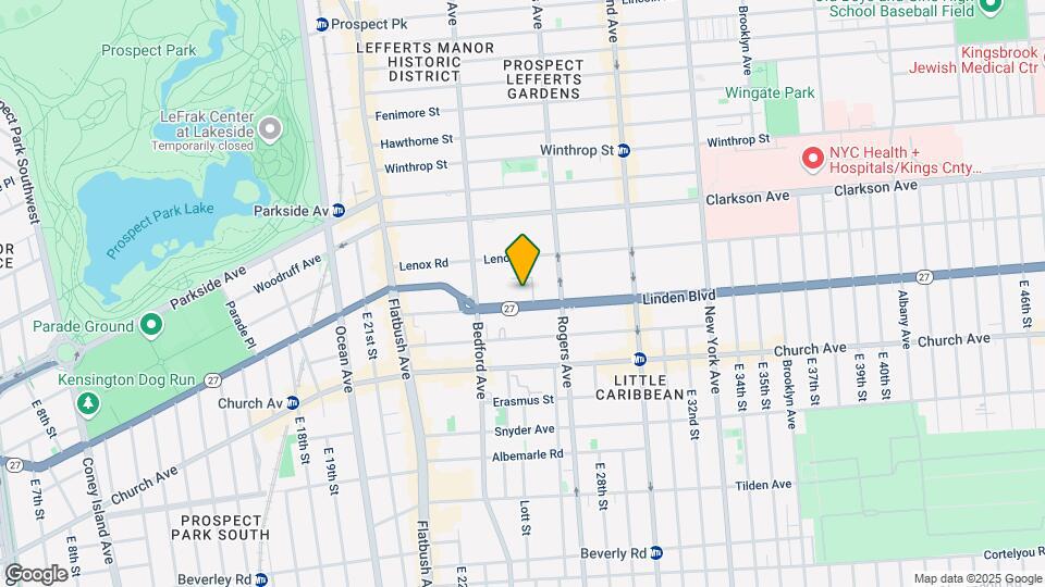 123 Linden Blvd Map and Location Details