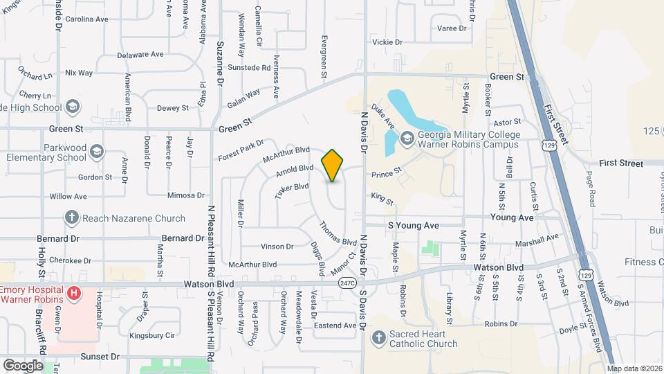 115 Arnold Blvd Map and Location Details