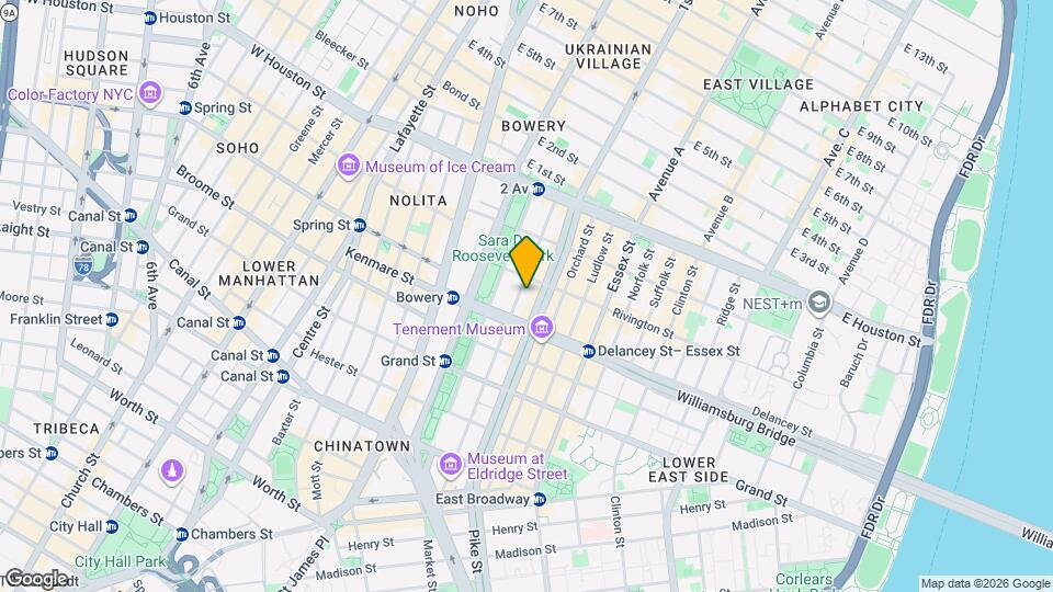 174 Eldridge St Map and Location Details