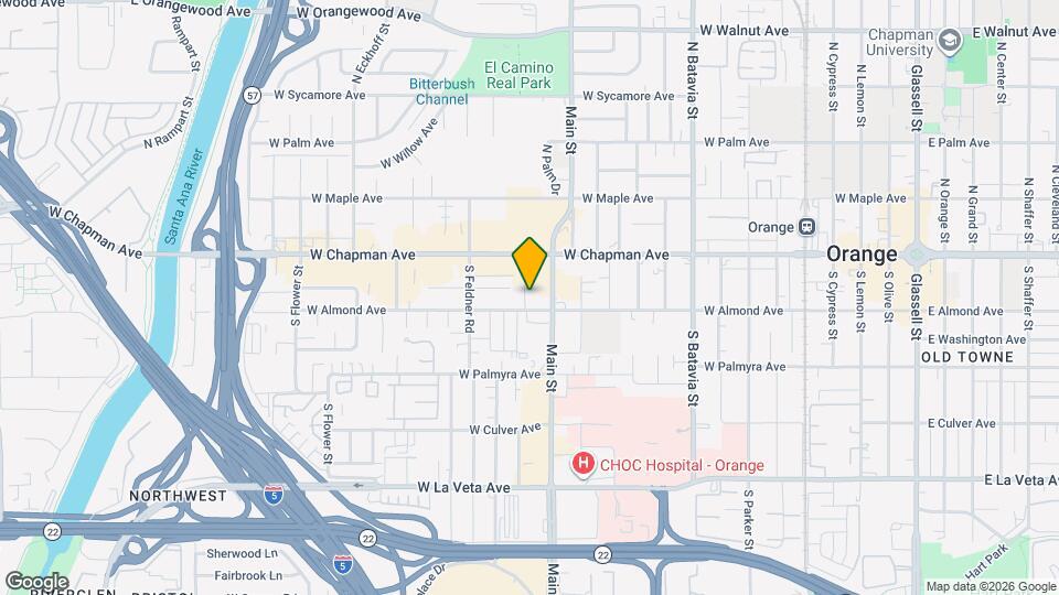 1437 W Almond Ave Map and Location Details