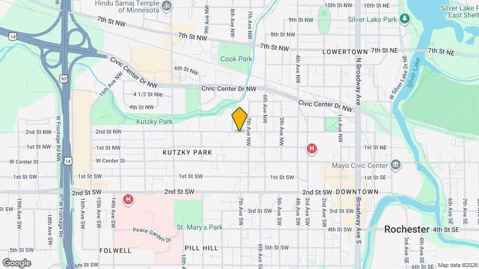 716 2nd St NW Map and Location Details