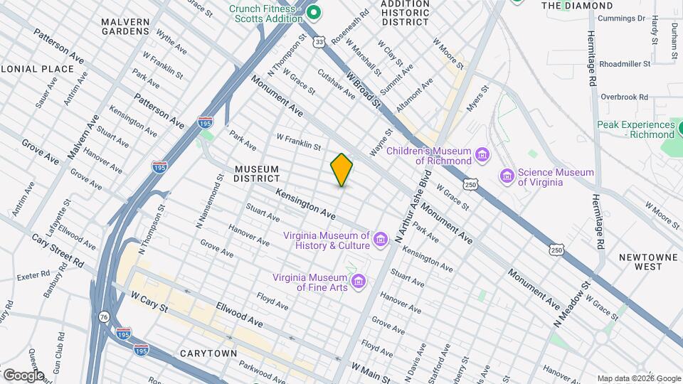 3100 Patterson Ave Map and Location Details