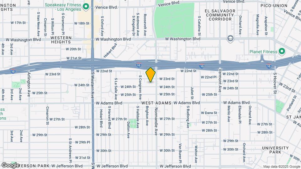 1727 24th W St Map and Location Details