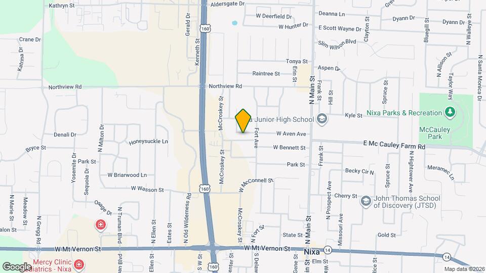 308 W Aven Ave Map and Location Details