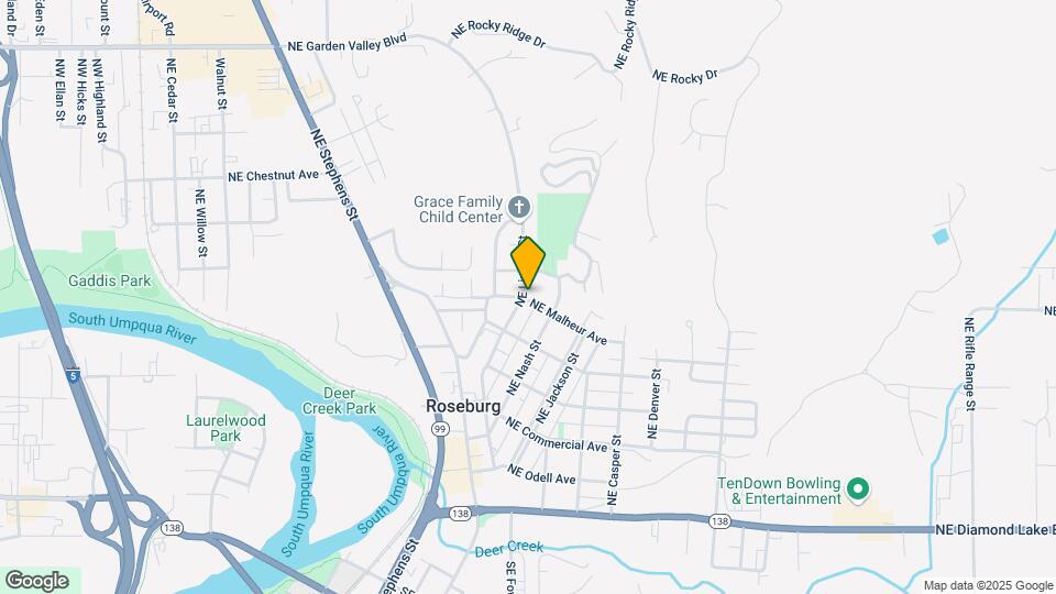 1212-1214 NE Malheur Ave Mapa y Detalles de la Ubicación