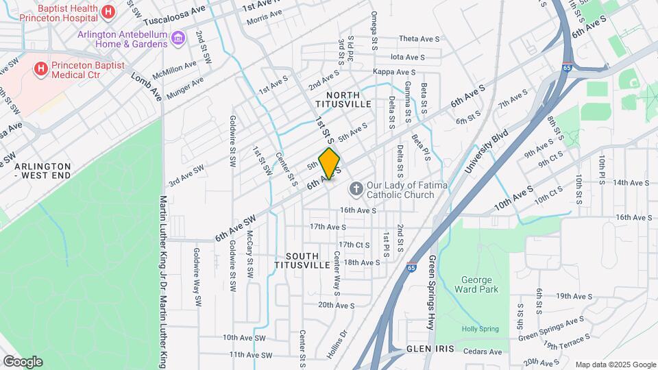 611 Center Way S Map and Location Details