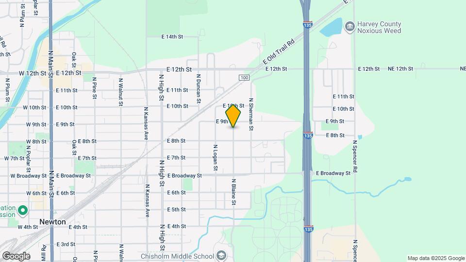 929 N Blaine St Map and Location Details