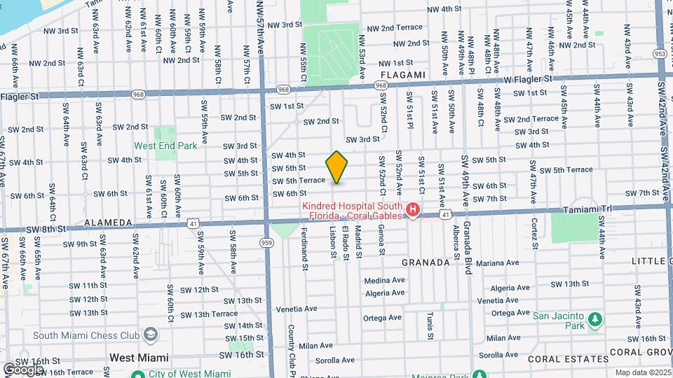 5451 SW 6th St Map and Location Details
