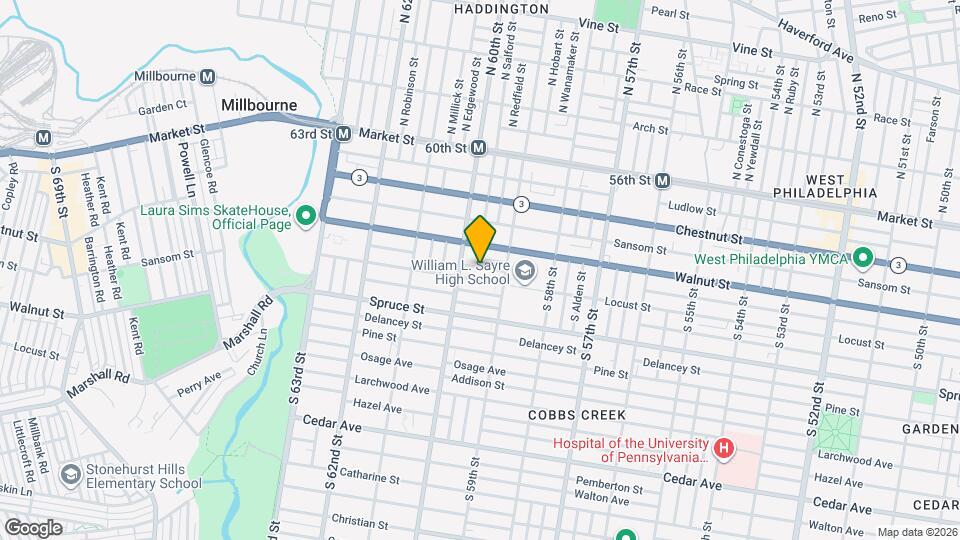 5938 Chancellor St Map and Location Details