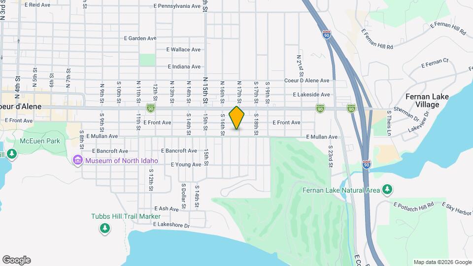 1623 E Mullan Ave Map and Location Details