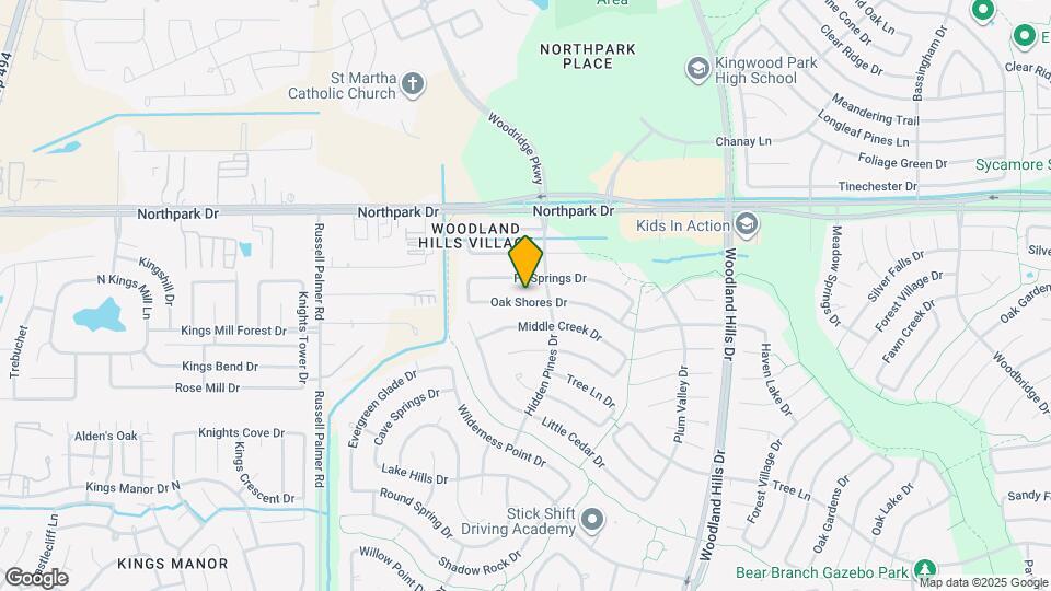 2051 Oak Shores Dr Map and Location Details