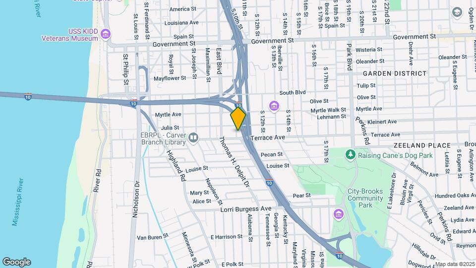 1239 S 10th St Map and Location Details