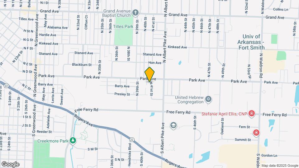 315 N 41st St Map and Location Details