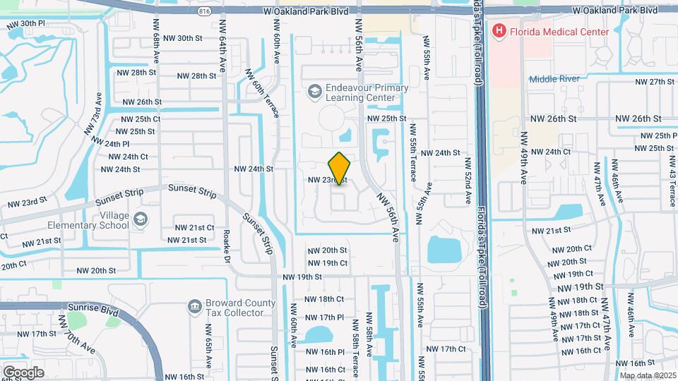 5837 NW 22nd Ct Map and Location Details