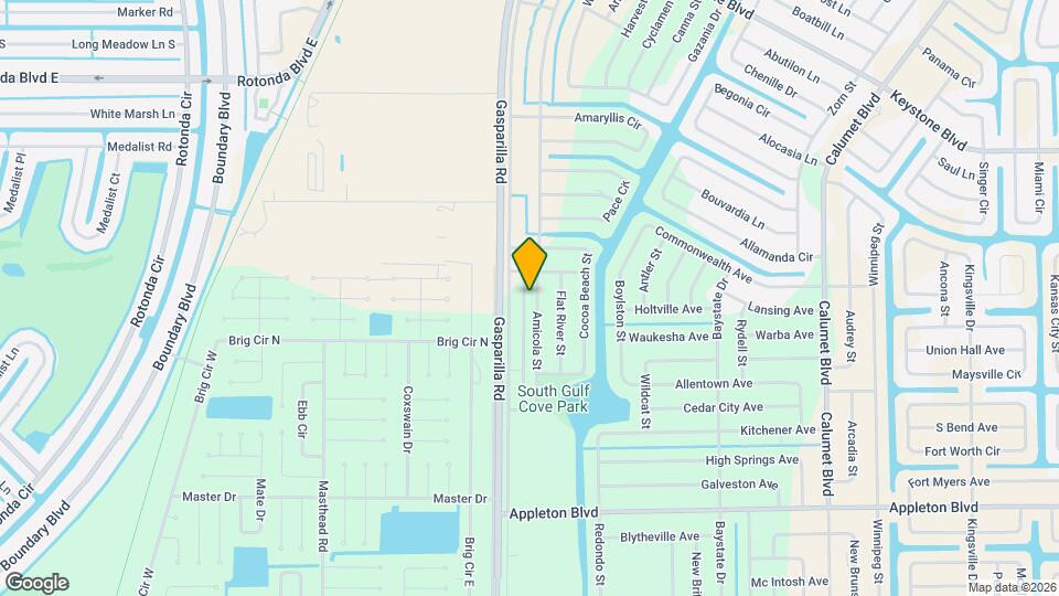 10045 Amicola St Map and Location Details