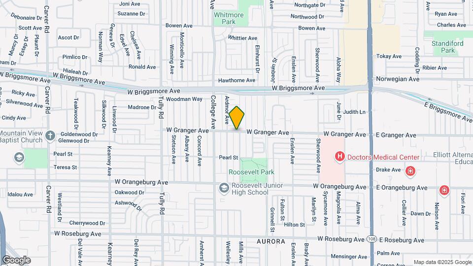 1549 Bronson Ave Mapa y Detalles de la Ubicación