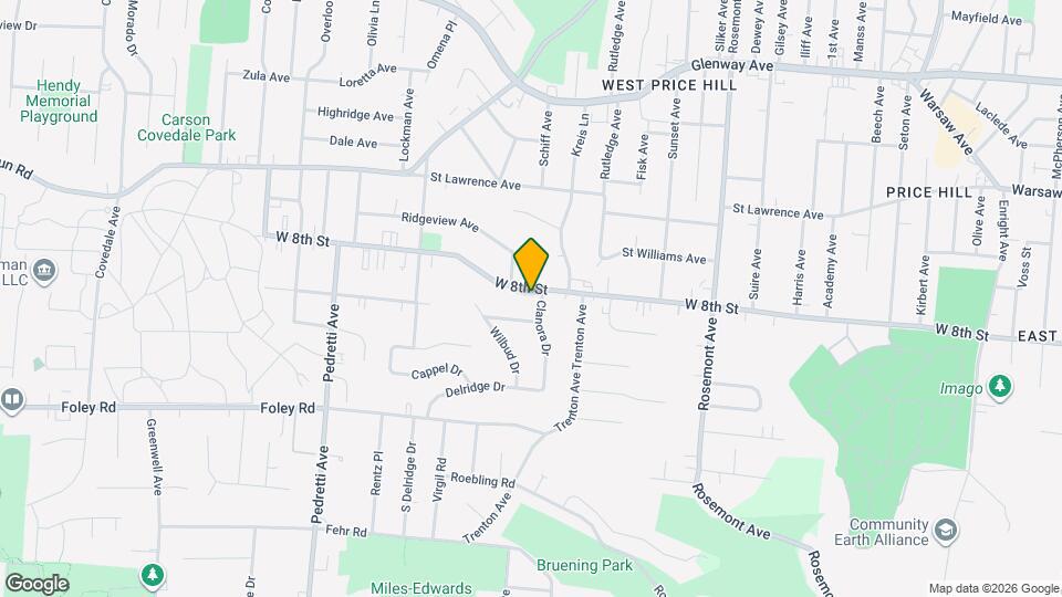 4227 W 8th St Map and Location Details