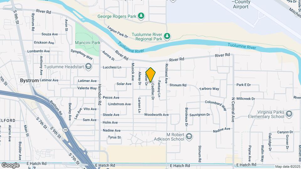 805 Cadillac Dr Map and Location Details