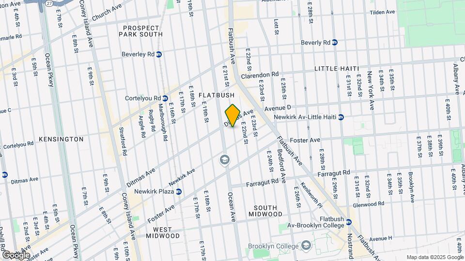 600 E 21st St Map and Location Details