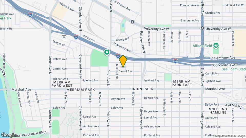 1889 Carroll Ave, Unit #3 Map and Location Details
