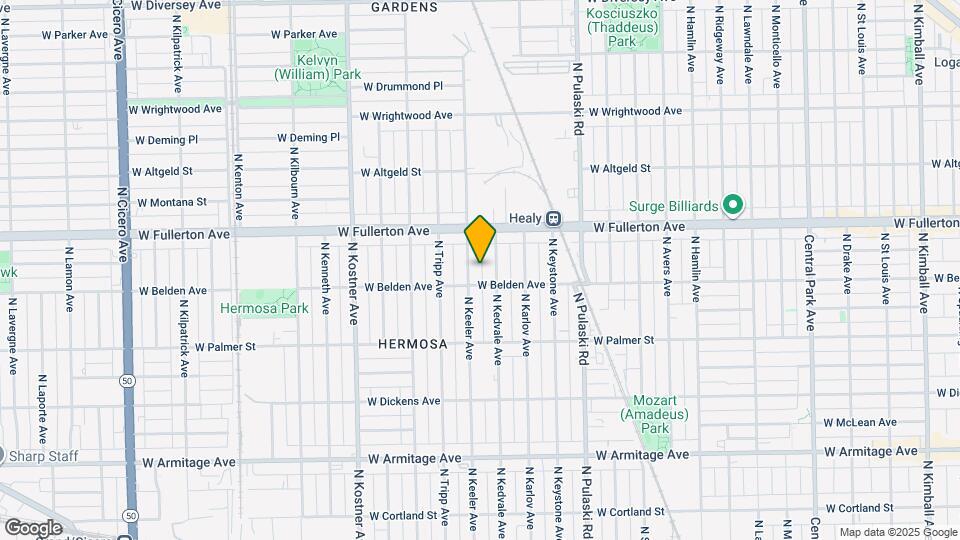 2317 N Keeler Ave, Unit G Map and Location Details