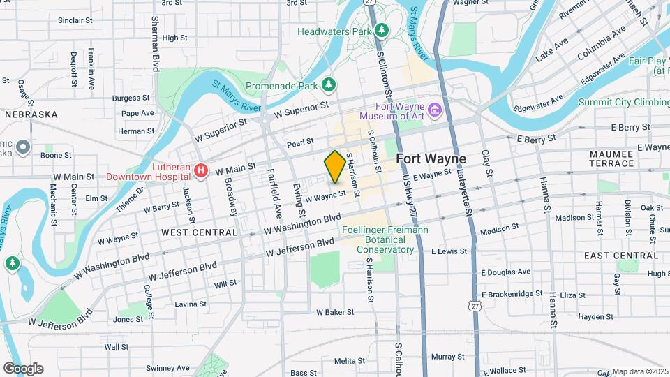 Skyline Tower Map and Location Details