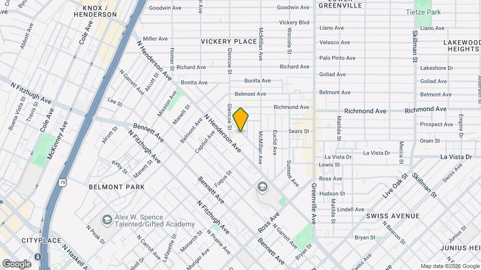 2215 Madera St Map and Location Details