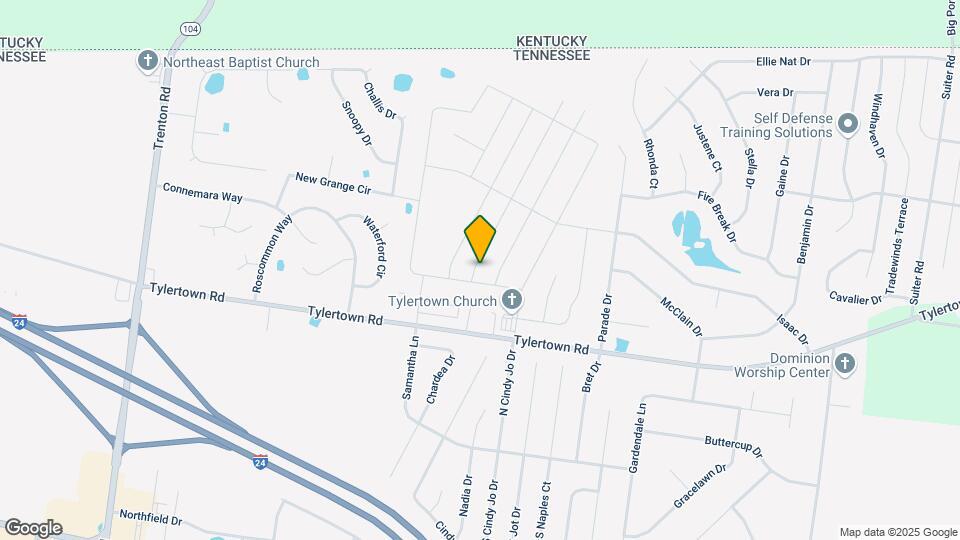 1405 Kingbird Dr Map and Location Details