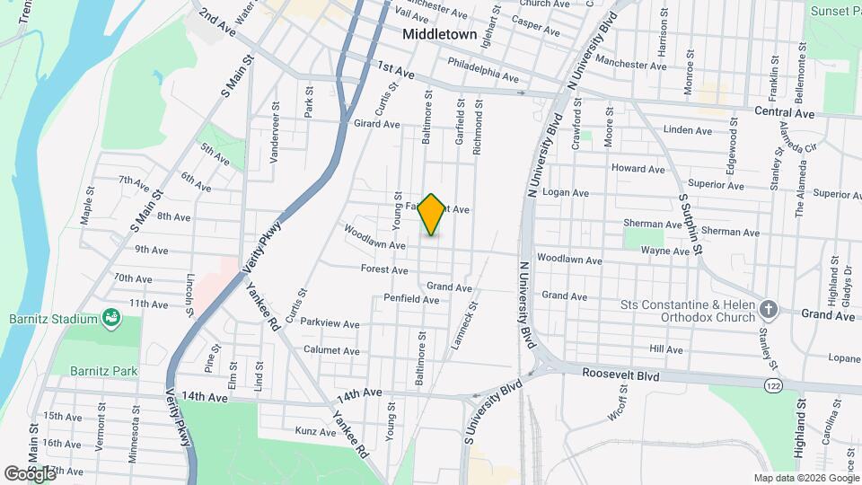 1507 Woodlawn Ave Mapa y Detalles de la Ubicación