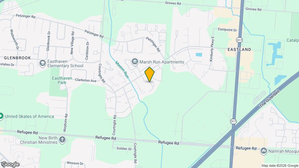 2501 Burgandy Ln Mapa y Detalles de la Ubicación