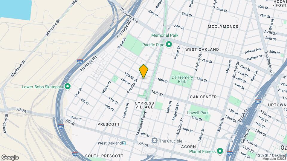 1506 Center St Map and Location Details