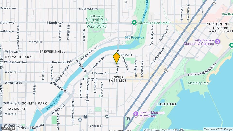 1809 N Humboldt Ave Mapa y Detalles de la Ubicación