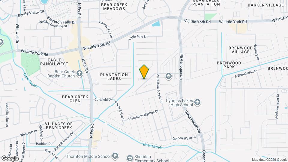 19454 Plantation Cove Ln Map and Location Details