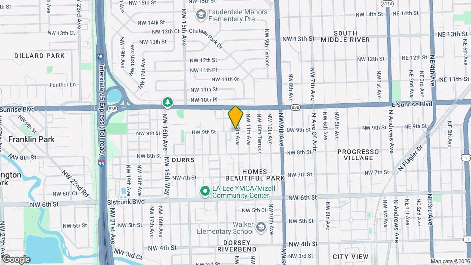 1200 NW 9th St Map and Location Details