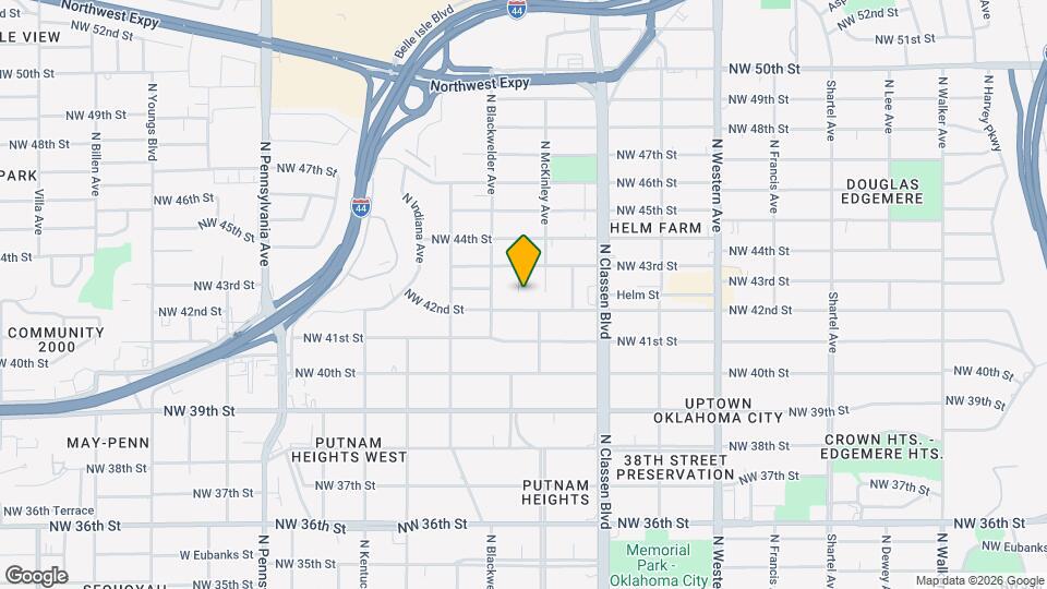 4330 Granger St Map and Location Details