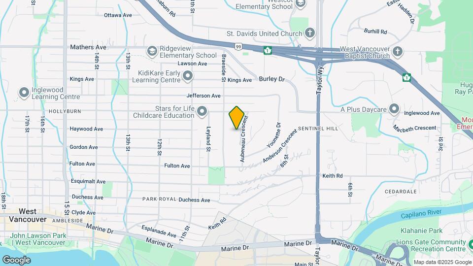 995 Aubeneau Cres Map and Location Details