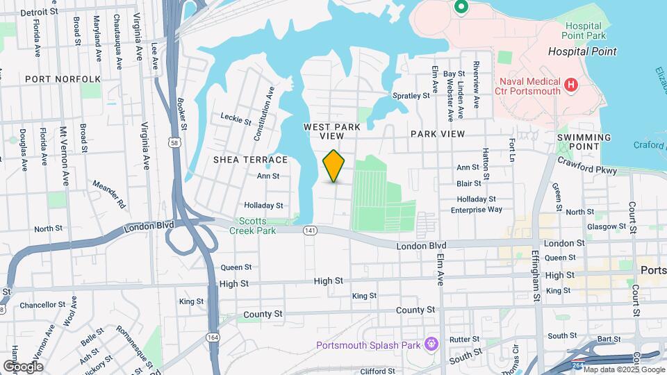 1701 Bain St Map and Location Details