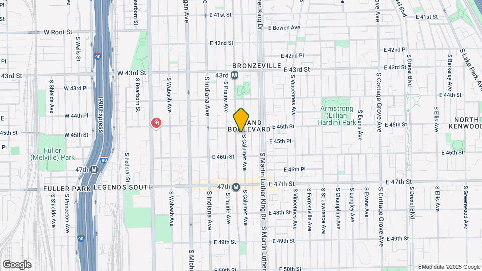 4512 S Calumet Ave Mapa y Detalles de la Ubicación