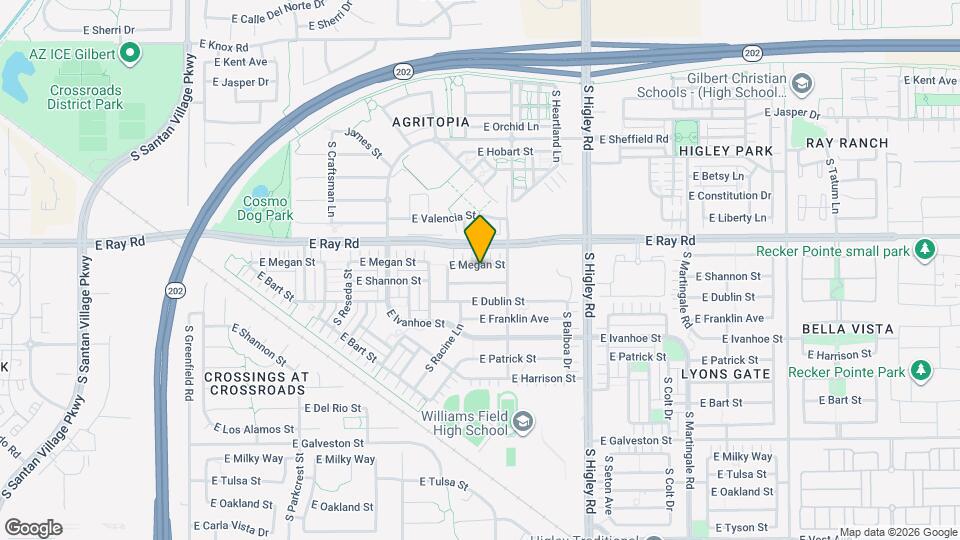 2991 E Megan St Map and Location Details