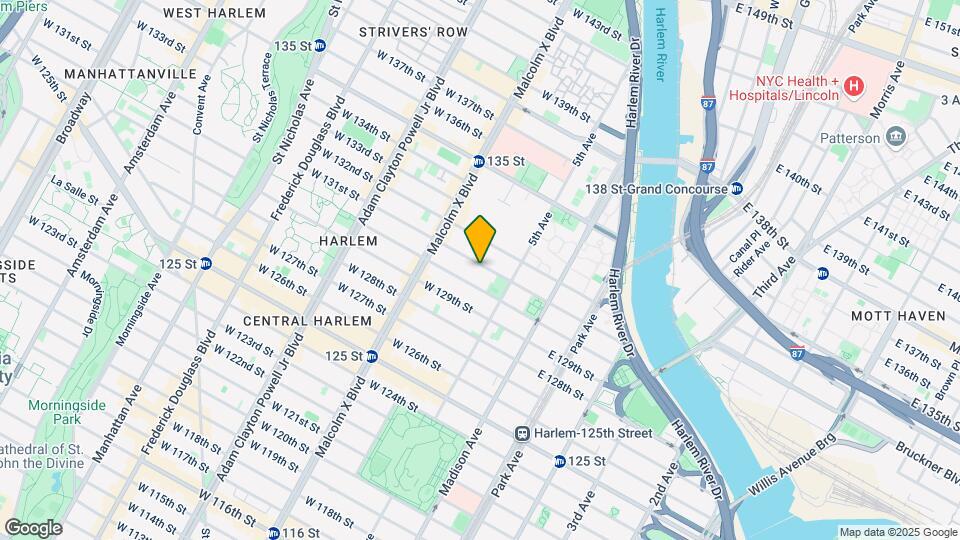 26 W 131st St Map and Location Details