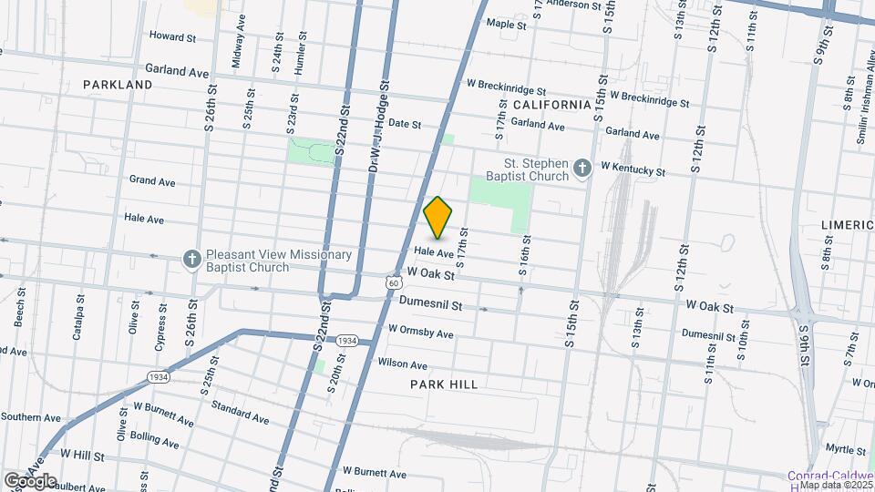 1723 Hale Ave Map and Location Details