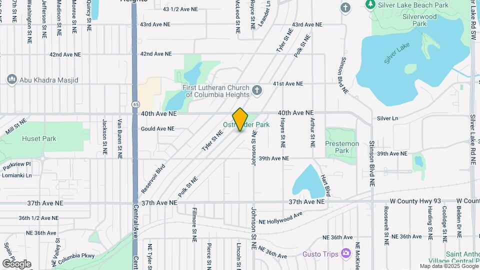 3942 Polk St NE Map and Location Details
