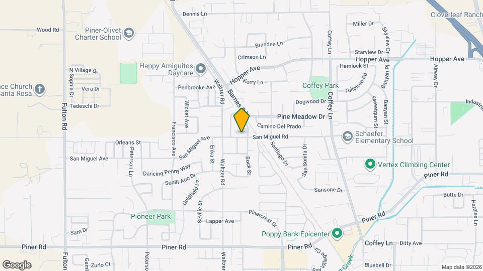 2047 San Miguel Ave Map and Location Details